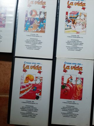 ¡NEGOCIABLE! Serie VHS "Érase una vez la vida"