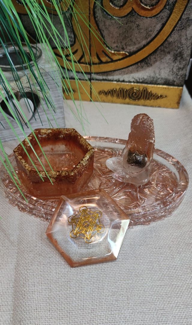 CONJUNTO GAIA CUARZO ELEMENTOS