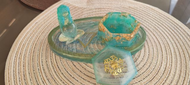 CONJUNTO GAIA CUARZO ELEMENTOS