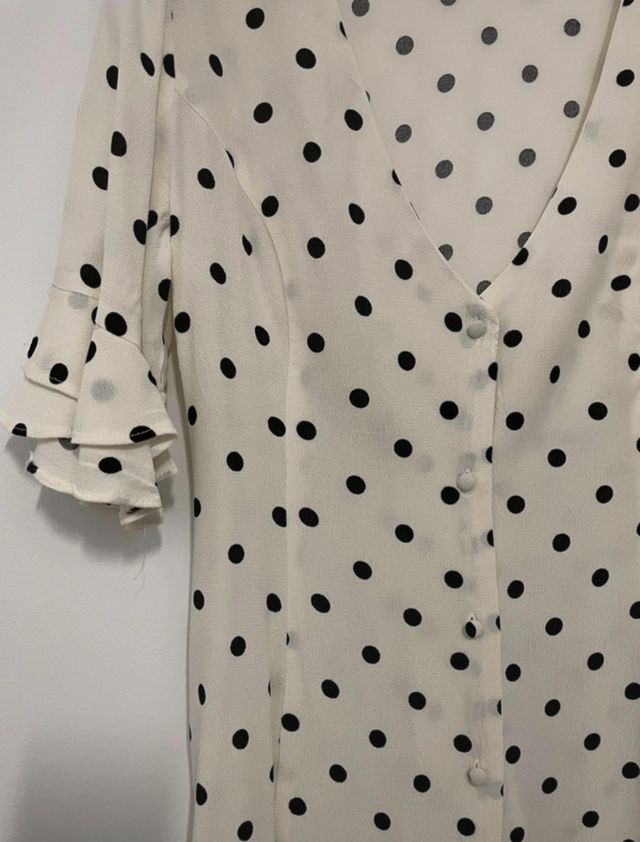 Vestido lunares Springfield 