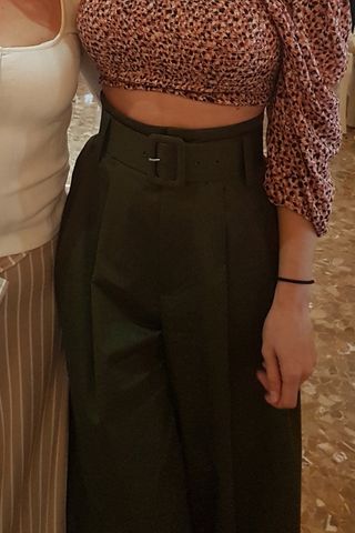 Pantalón de pinza ancho