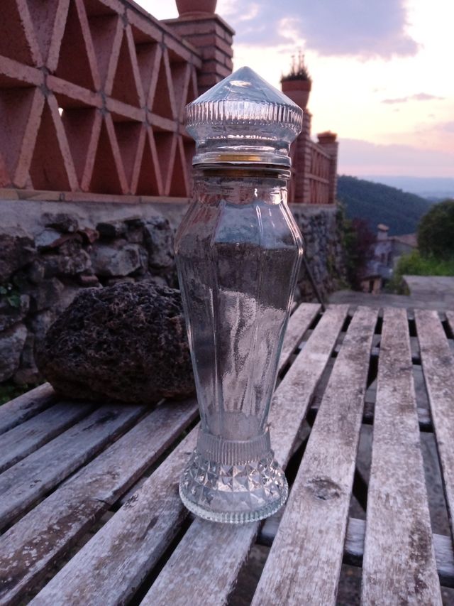 Bombonera cristal antigua