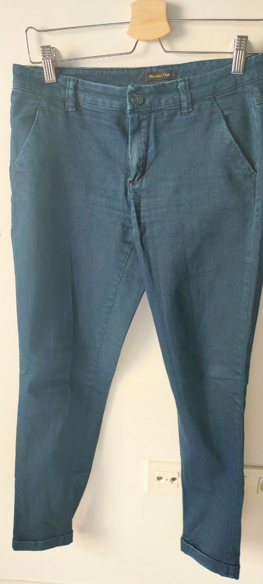 Pantalón tela vaquero vestir Massimo Dutti