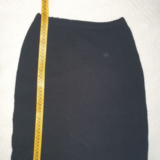 falda larga negra zara talla M
