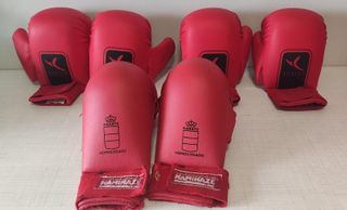 Protecciones  Karate Kamikaze rojas AKA Talla L