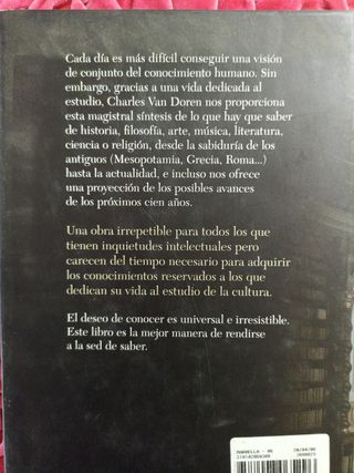 Breve historia del saber, Charles Van Doren.