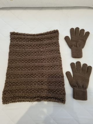 Pack bufanda + guantes de mujer
