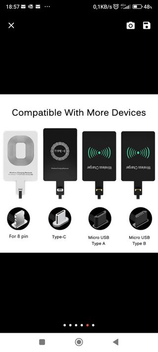 Receptor carga inalámbrica