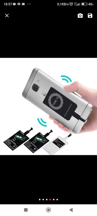 Receptor carga inalámbrica