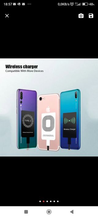 Receptor carga inalámbrica