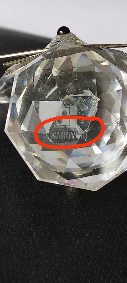Figurita de ratón en cristal de Swarovski