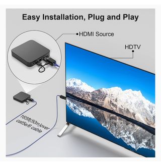 Extensor de señal HDMI función Poc.