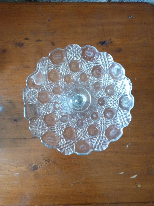 Frutero cristal tallado