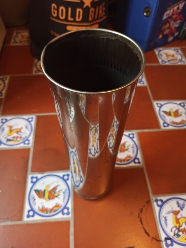 Tubo de chimenea leña de 12 cm