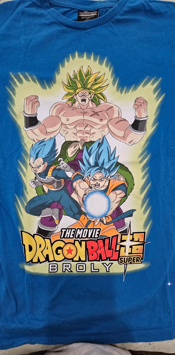 camiseta dragón ball súper broly xs