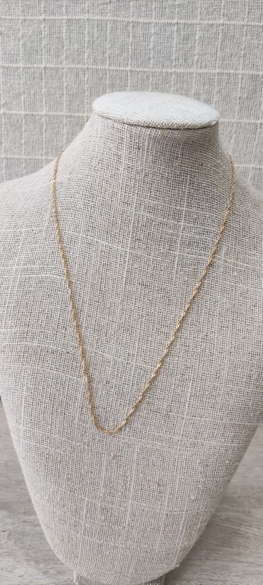 Cadena oro 18 ktes 50 cm.