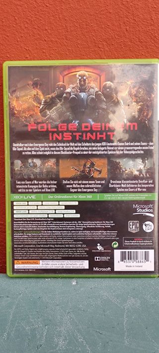 GEARS OF WAR XBOX TRILOGÍA 