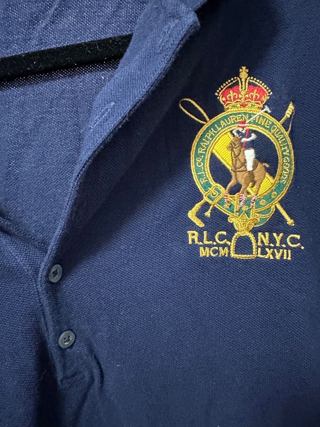 Polo Ralph Lauren azul marino talla XL