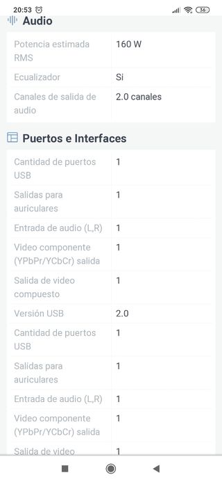 Minicomponente Marca LG Modelo Fb163