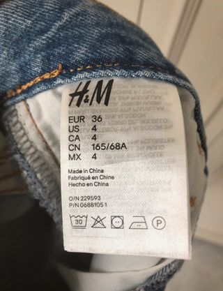 Falda vaquera de H&M