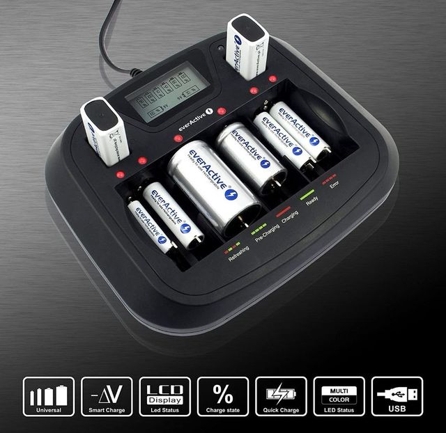 Cargador de pilas universal