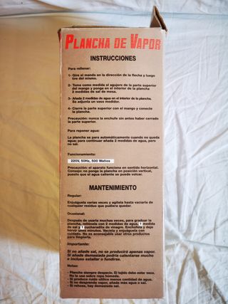 Plancha vintage de viaje Steamer Iron Wottoline.