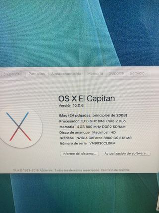 iMac ordenador apple