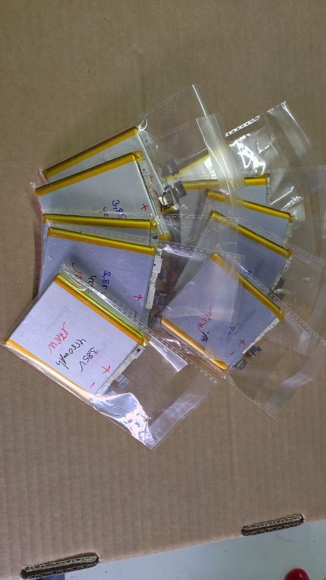 LOTE DE 10 BATERIAS POLIMERO DE LITIO