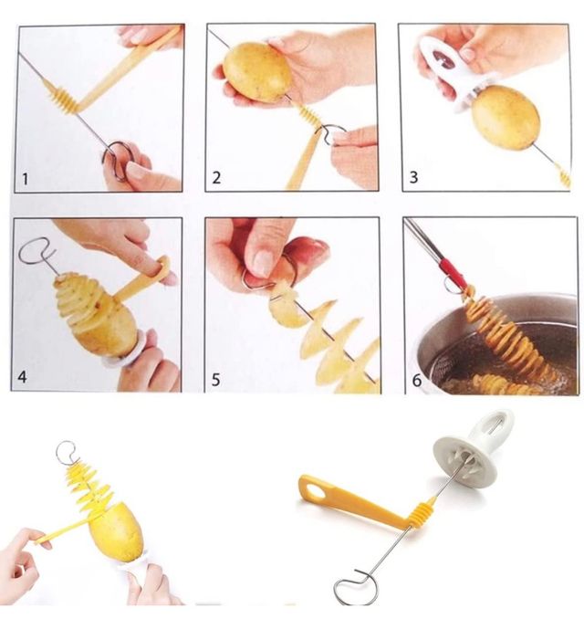 Taglia Patate a Spirale, Taglierina a Spirale
