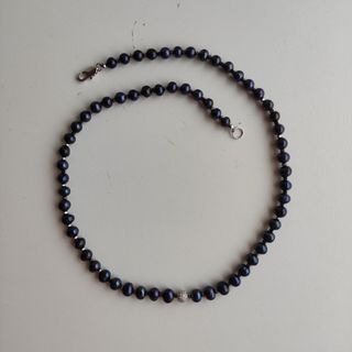 Nuevo Collar unisex perlas cultivadas naturales 