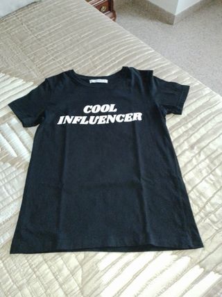 Vestido drapeado estampado Zara Nuevo XS+camiseta 