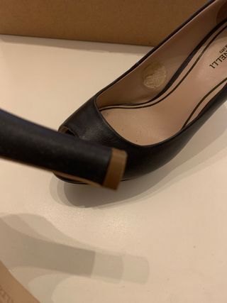 Zapatos Peep toe Martinelli azul talla 36