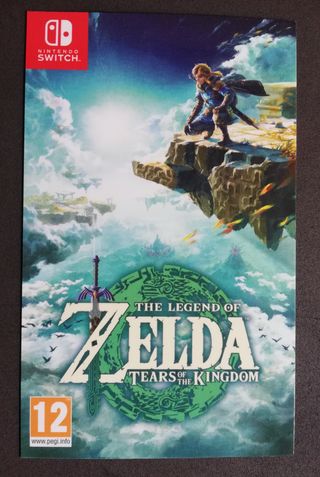 Zelda. Lámina promocional del juego.