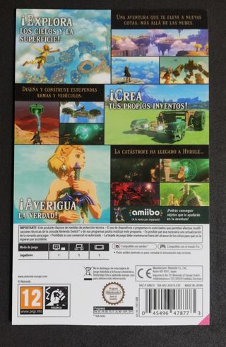 Zelda. Lámina promocional del juego.