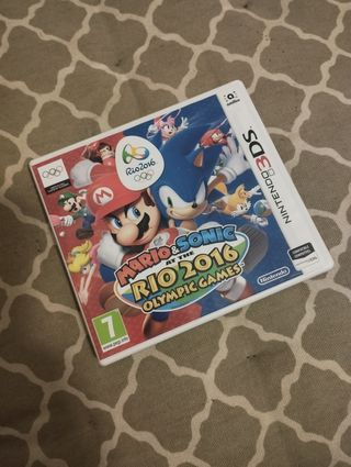 Mario y Sonic en los juegos Olímpicos rio 3ds