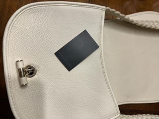 Bolso de piel blanco