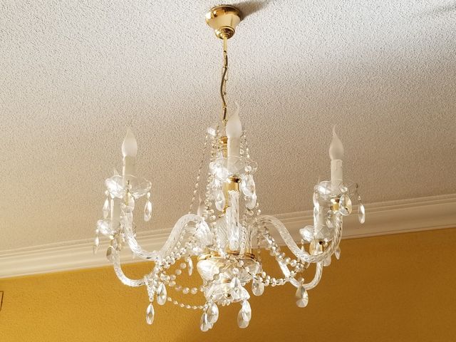 2 lámparas de cristal por solo 130 €