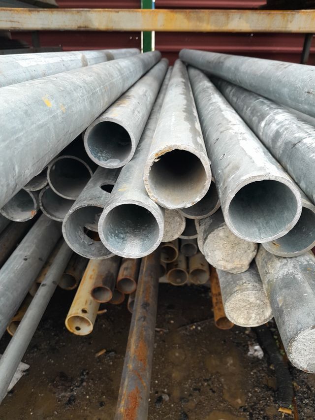 Tubo galvanizado fuerte vallas