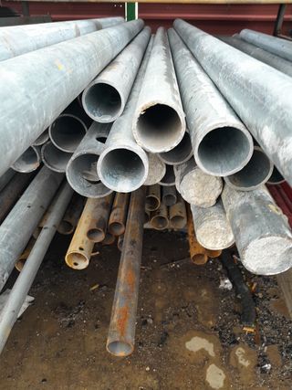 Tubo galvanizado fuerte vallas