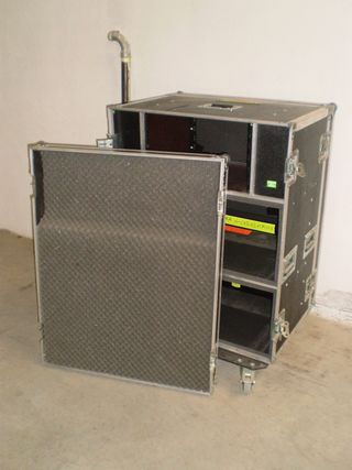 Flight Case para 2 cabezales mas unidades de Rack