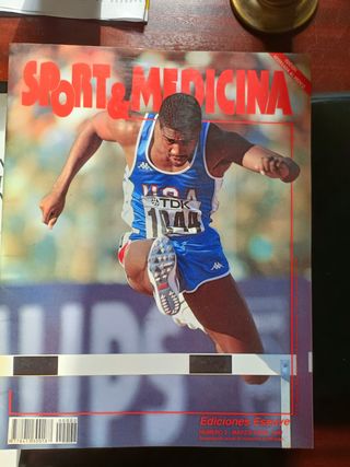 Lote revistas y libros medicina deportiva.