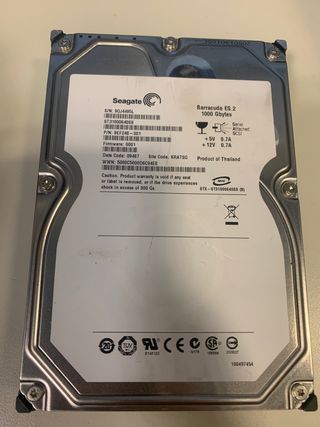 Disco SaS 1TB seagate barracuda es.2