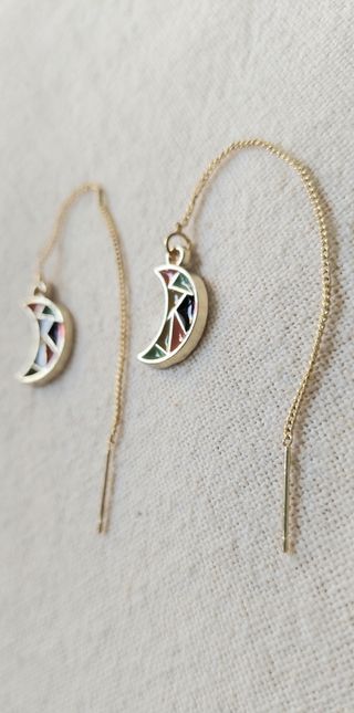 pendientes cadena Luna
