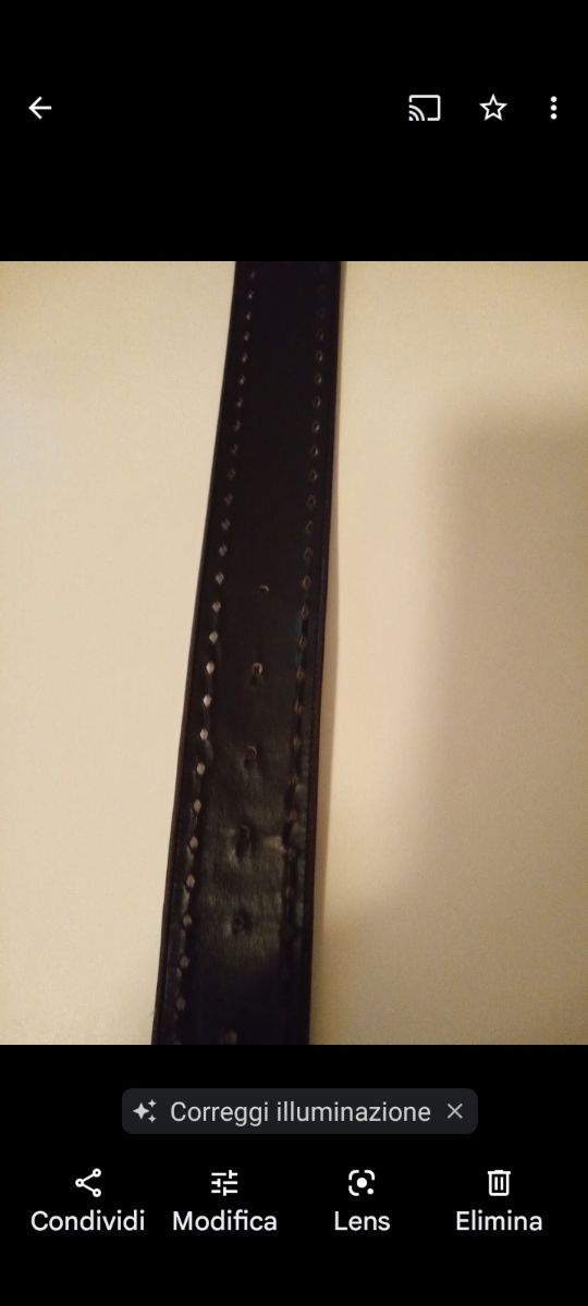 cintura camoscio marrone