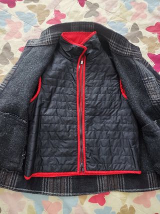 Giubbino bambino lana alpaca con smanicato sfodera