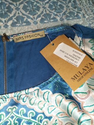 VESTIDO FRESQUITO TALLA 42 CON ETIQUETA