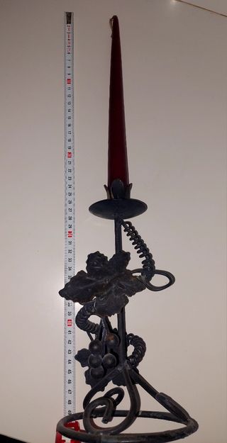 Candelabro de metal envejecido🕯