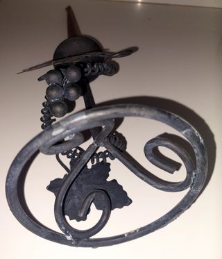 Candelabro de metal envejecido🕯