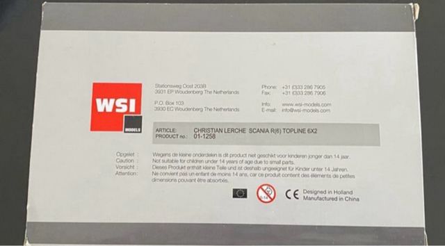 Wsi 1/50 Christian Lerche Scania R