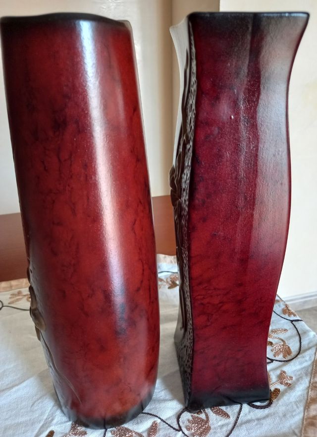 Jarrones de cerámica pareja